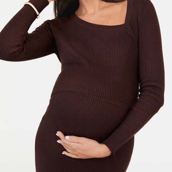 lo + jayne Tops - THE CUT OUT LUXE KNIT TOP / LIMITED EDITION ESPRESSO